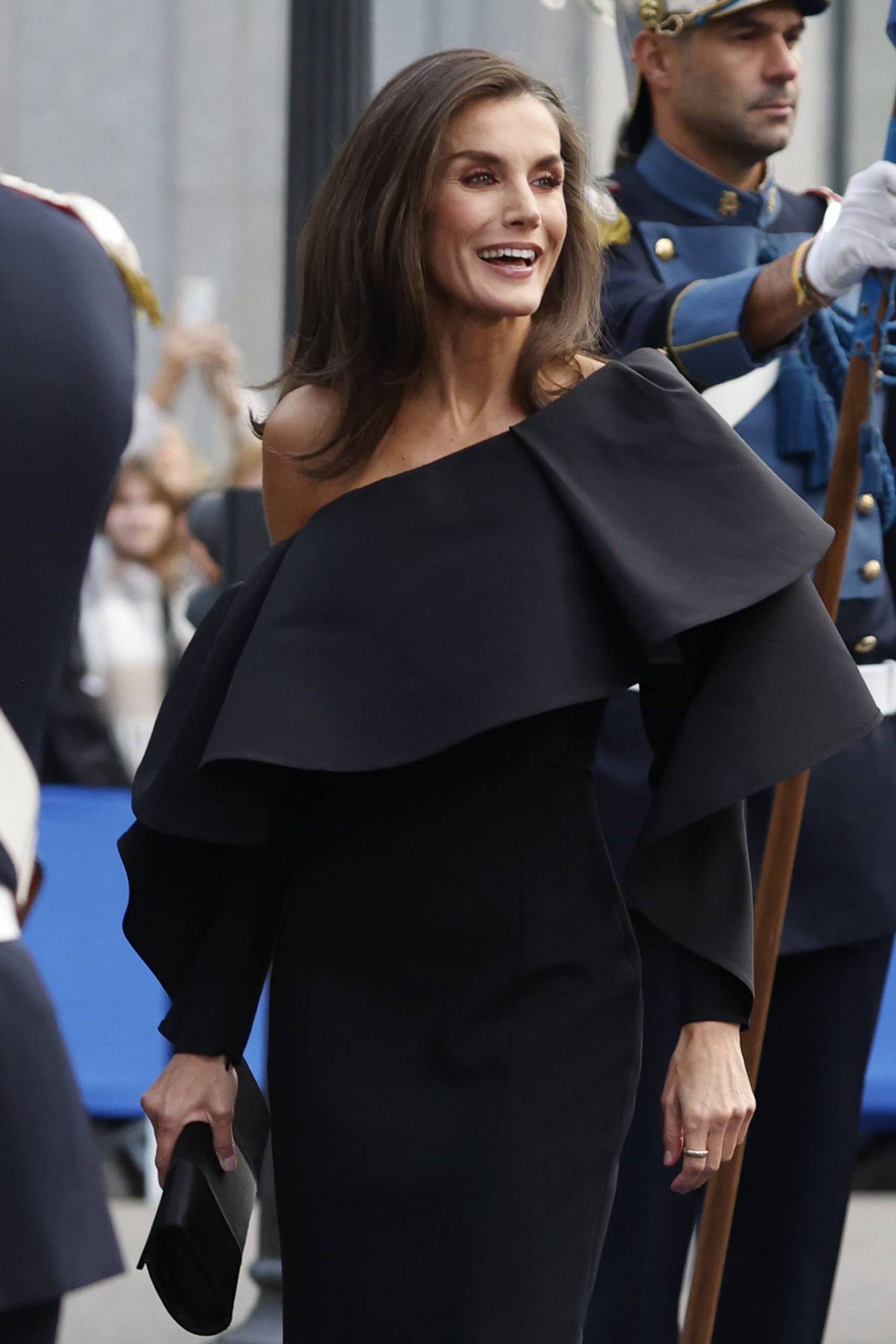 La Reina Letizia en los Premios Princesa de Asturias. (Foto: Gtres)