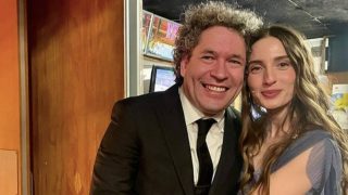 María Valverde y Gustavo Dudamel. (Foto: Redes sociales)