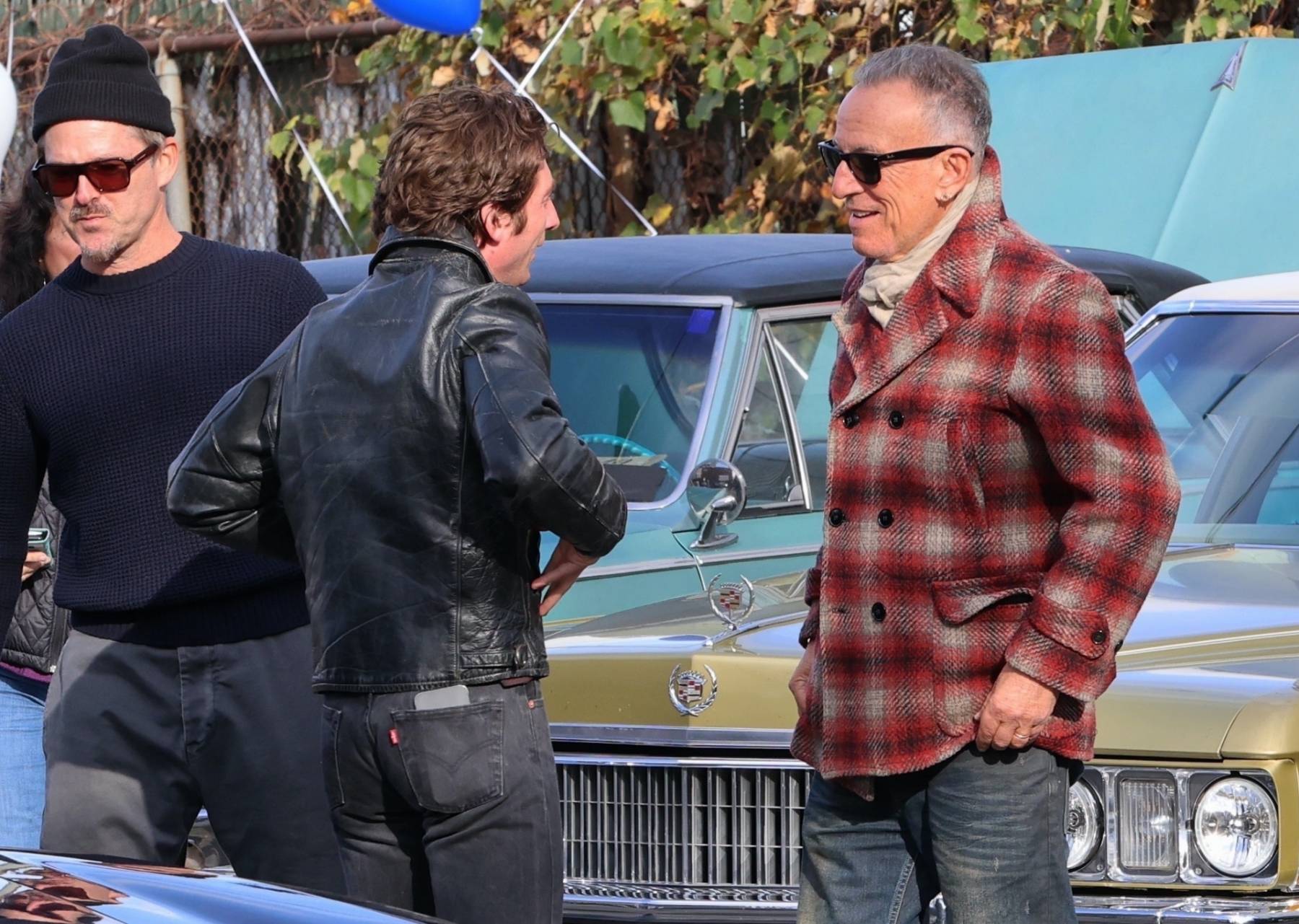 Bruce Springsteen durante el rodaje de su biopic. (Foto: Gtres)