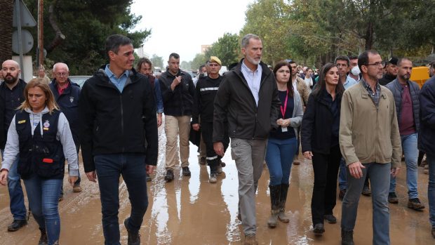 La DANA, Pedro Sánchez, Reina Letizia, Felipe VI