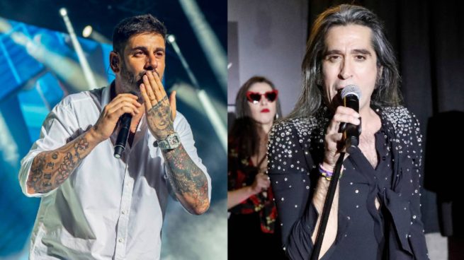 Mario Vaquerizo, Melendi, caídas escenario