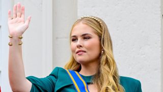 Amalia de Holanda en un acto oficial. (Foto: Gtres)