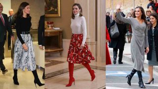 La Reina Letizia con botas. (Foto: Gtres).