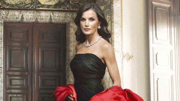 La Reina Letizia en la fotografía de Annie Leibovitz. (Foto: Gtres).