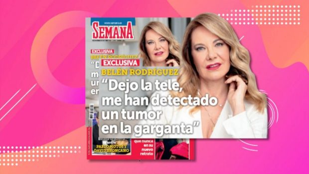 Belén Rodríguez, cáncer Belén Rodríguez, tumor Belén Rodríguez, entrevista Belén Rodríguez