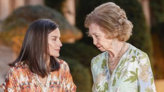 La Reina Letizia y Doña Sofía en un acto oficial. (Foto: Gtres)