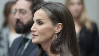 La Reina Letizia en un evento en Madrid. (Foto: Gtres)