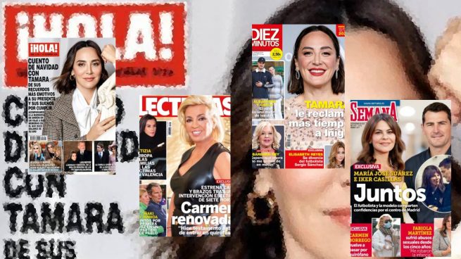 Revistas, Kiosco, Tamara Falcó, Iker Casillas, María José Suárez, Carmen Borrego