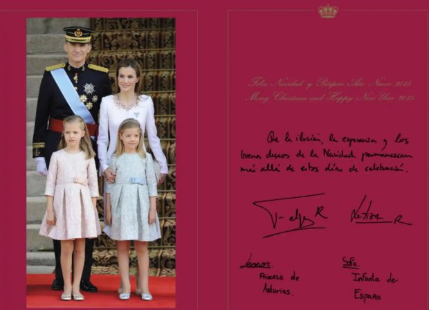 Reyes, Felipe, Letizia, felicitación navidad reyes