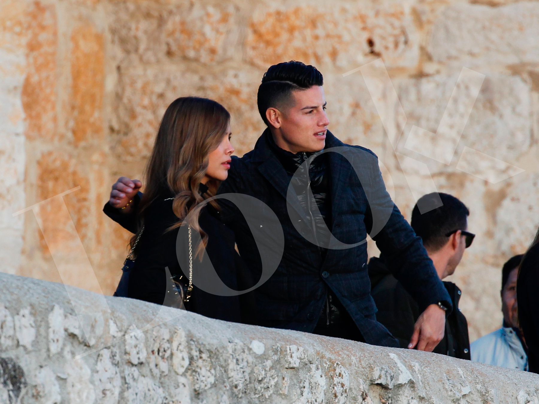 James Rodríguez y Luisa Duque