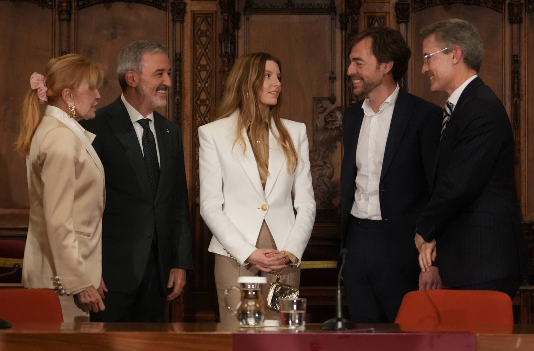 Tita Cervera y su hija Carmen en un evento en Madrid. (Foto: Gtres)