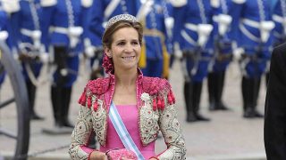 La infanta Elena con la tiara. (Foto: Gtres).