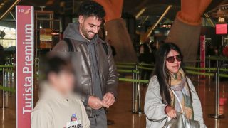 Isa Pantoja en el aeropuerto. (Foto: Gtres)