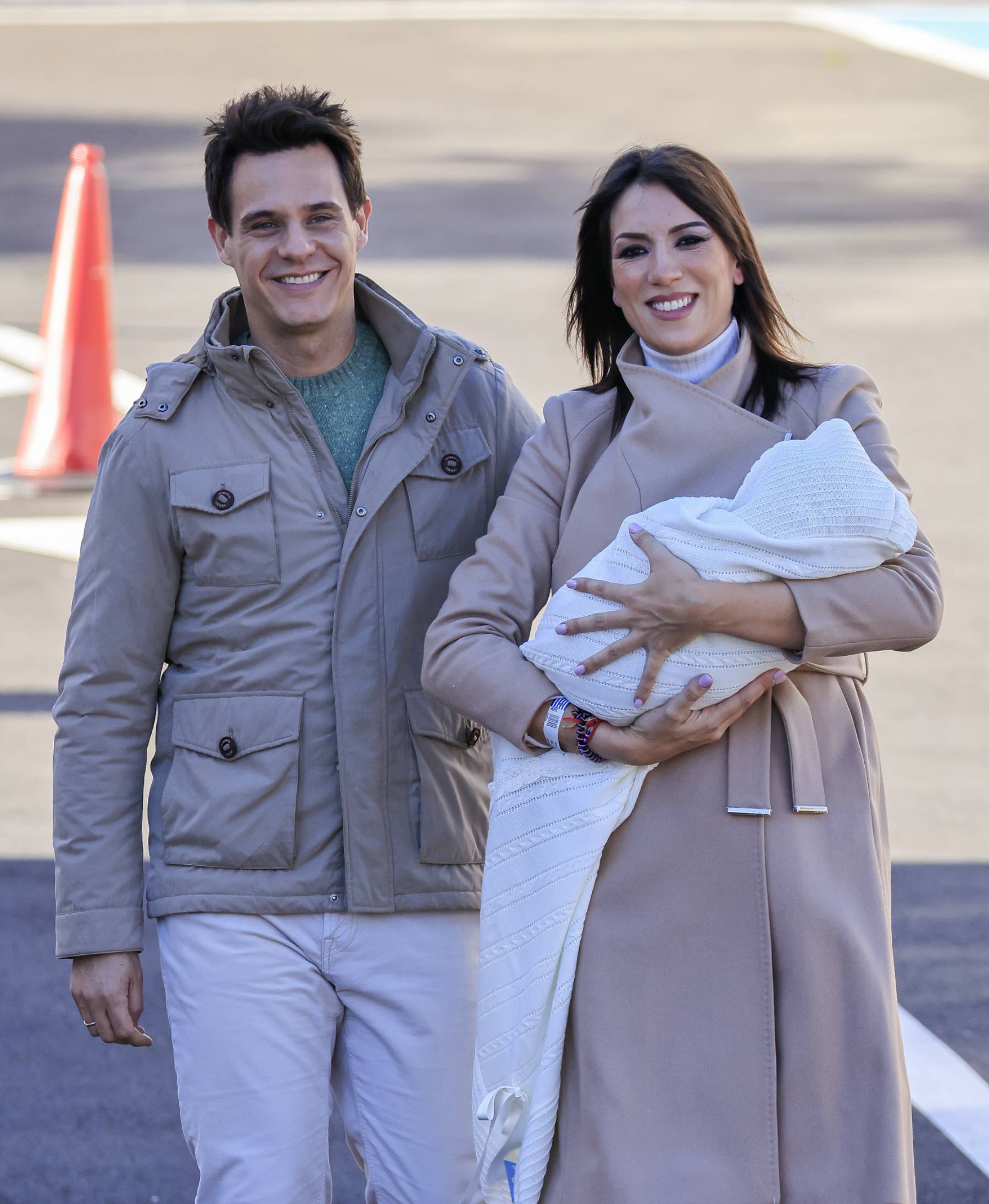 Patricia Pardo y Christian Gálvez en Madrid. (Foto: Gtres)