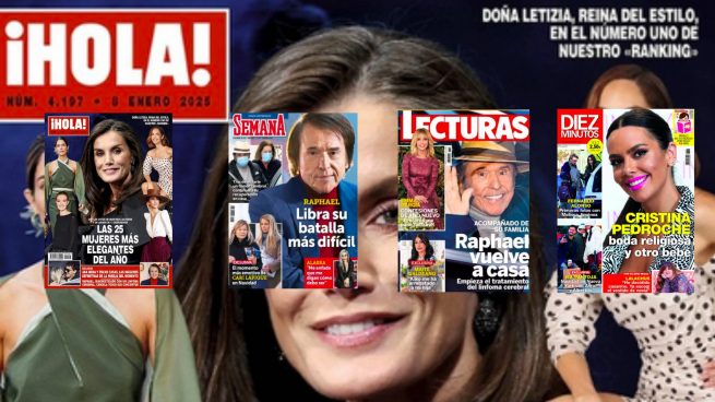 Revistas, Lecturas, Semana, Hola, Diez Minutos, Raphael, Cristina Pedroche