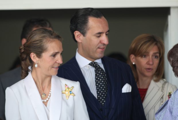 Jaime de Marichalar junto a la infanta Elena. (Foto: Gtres)