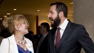 Borja Thyssen y su madre, Carmen Cervera. (Foto: Gtres)