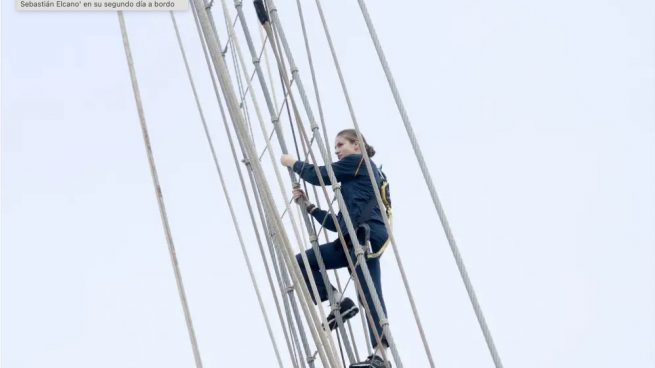 Leonor de Borbón en Juan Sebastián Elcano