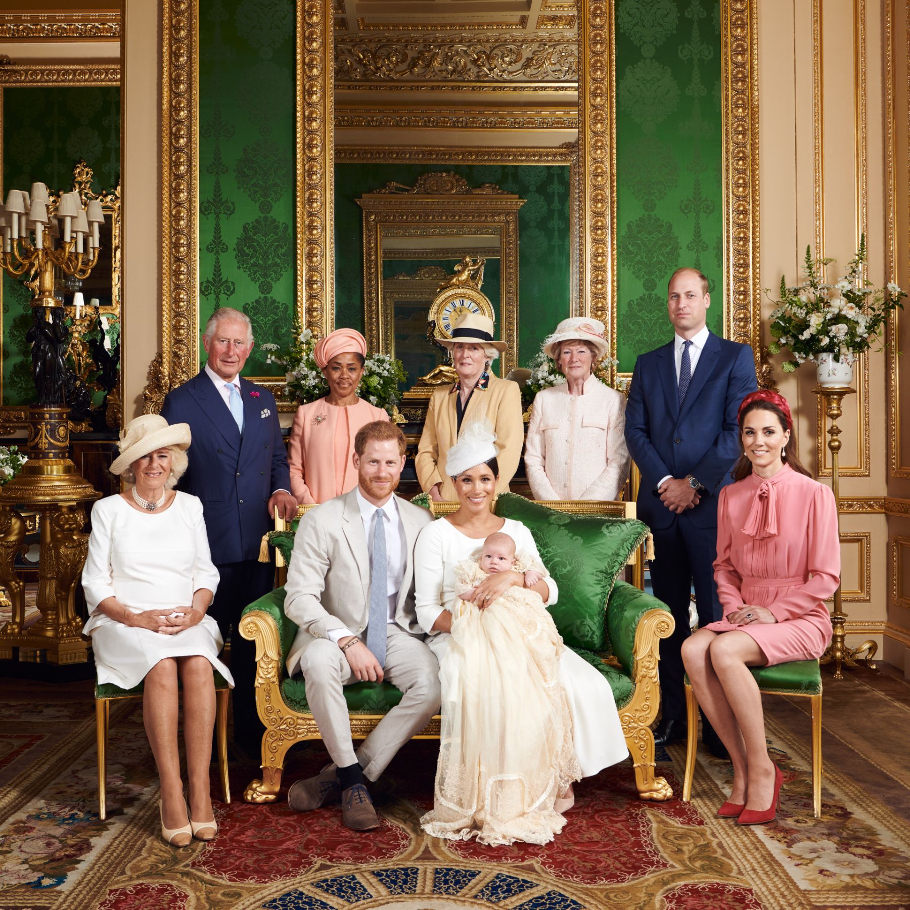 Posado Familia real británica. (Foto: Gtres)