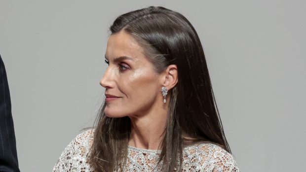 La Reina Letizia en la entrega de los Premios Nacionales de Cultura 2022-2023. (Foto: Gtres)