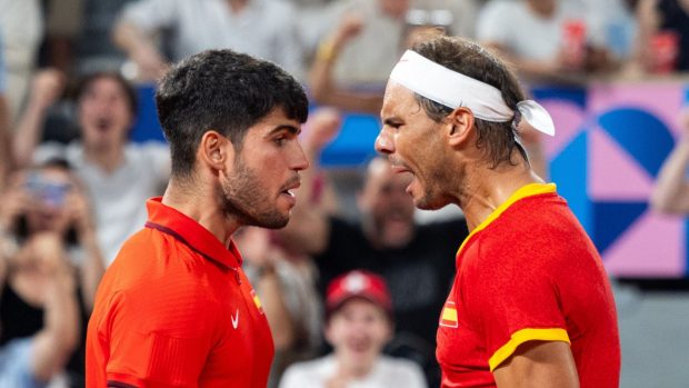 Rafa Nadal y Carlos Alcaraz. (Foto: Gtres)