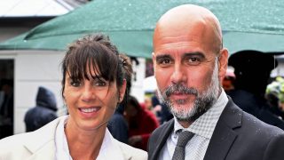 Pep Guardiola y Cristina Serra en Wimbledon. (Foto: Gtres)