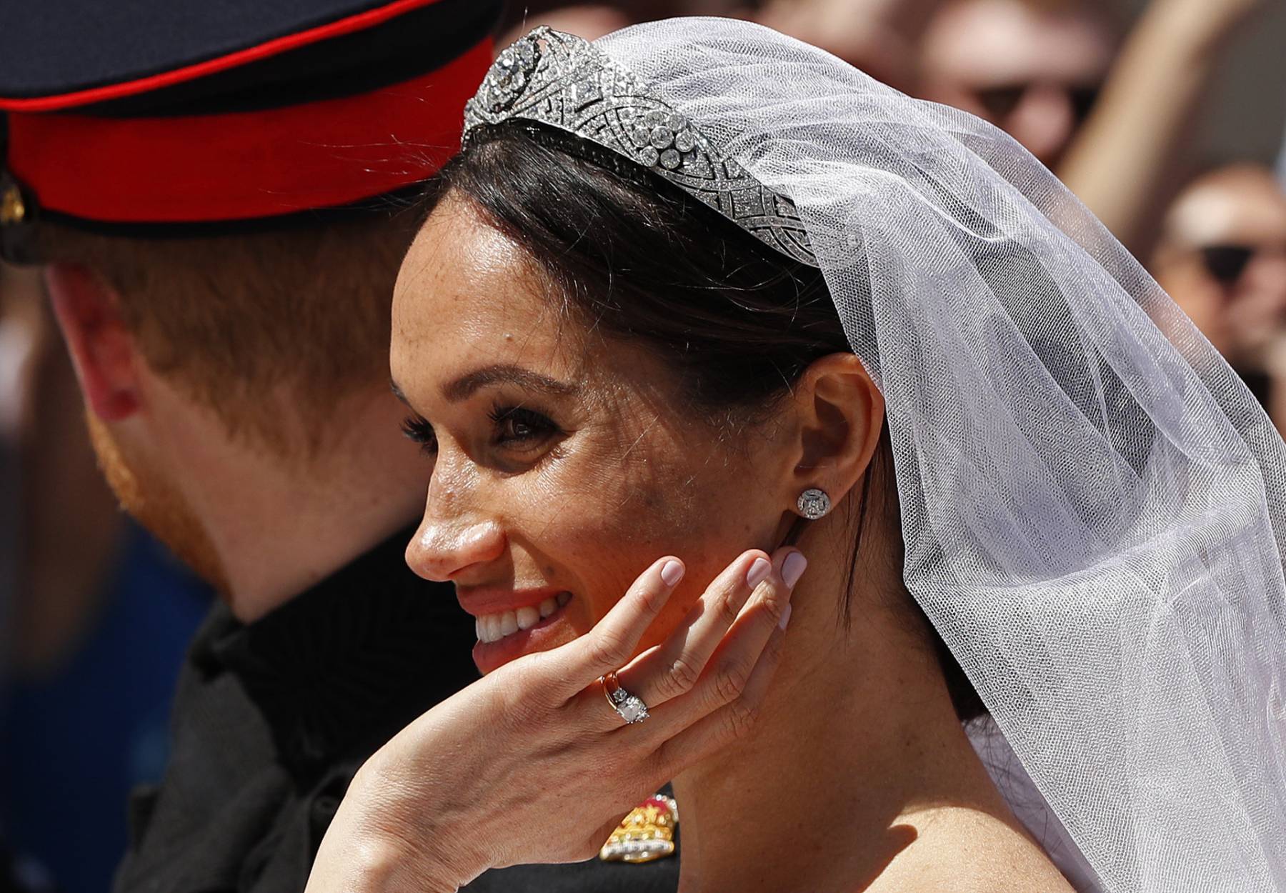 Meghan Markle en el día de su boda. (Foto: Gtres)