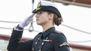 La princesa Leonor a bordo de Elcano. (Foto: Gtres)