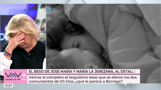 Carmen Borrego, beso Almoguera, maria la jerezana, hijo carmen borrego, gh duo, gran hermano