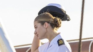 La princesa Leonor llegando a Tenerife. (Foto: Gtres)