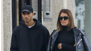 Achraf Hakimi e Hiba Abouk en Madrid. (Foto: Gtres)