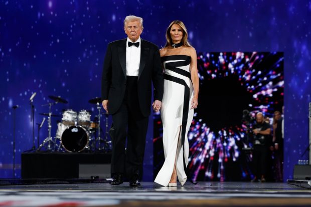 Donald Trump, Melania trump, baile trump, donald y melania