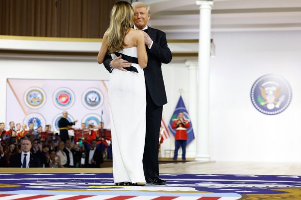 Donald Trump, Melania trump, baile trump, donald y melania