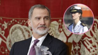 El Rey Felipe VI y la princesa Leonor. (Foto: Gtres)