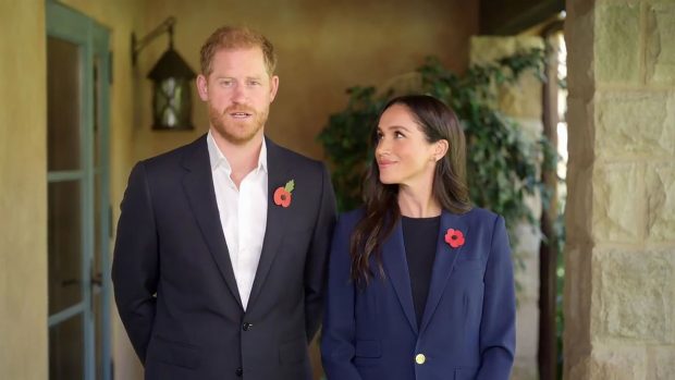 El príncipe Harry junto a su mujer, Meghan Markle. (Foto: Gtres)