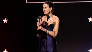 Demi Moore en la entrega de premios. (Foto: Gtres)