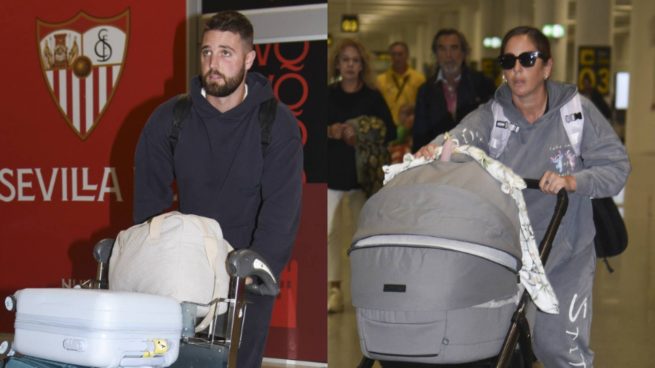 Anabel Pantoja y David Rodríguez en Sevilla. (Foto: Gtres)