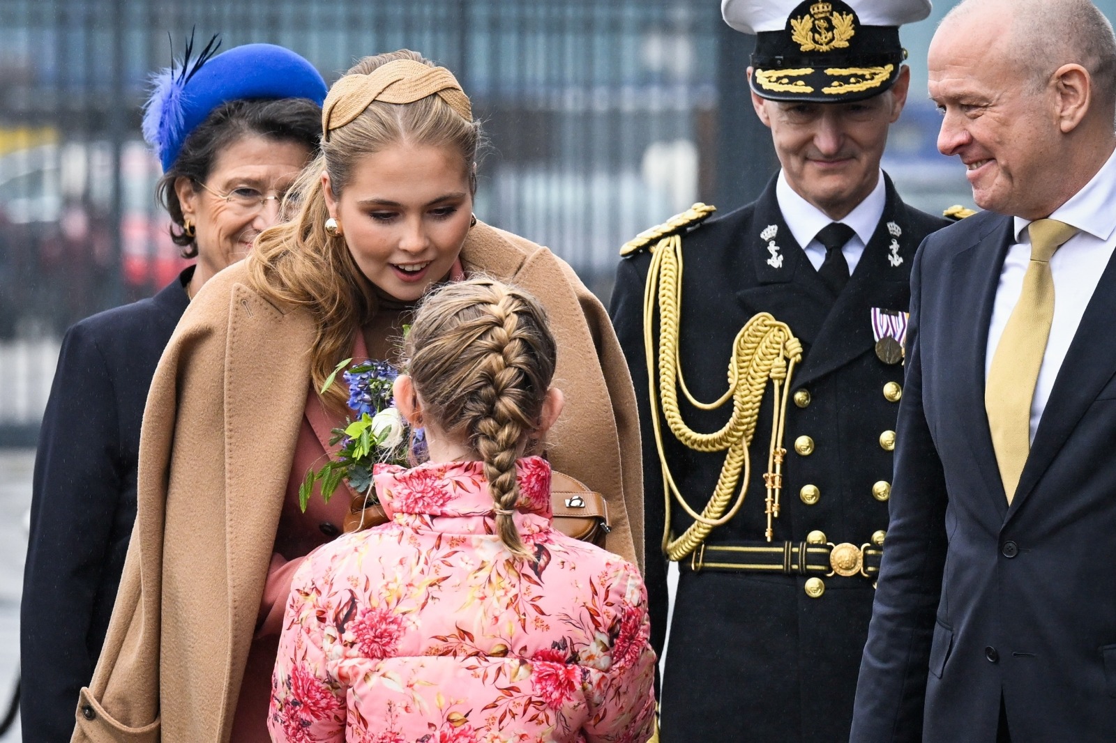 La princesa Amalia de Holanda en su primer acto en solitario. (Foto: Gtres)