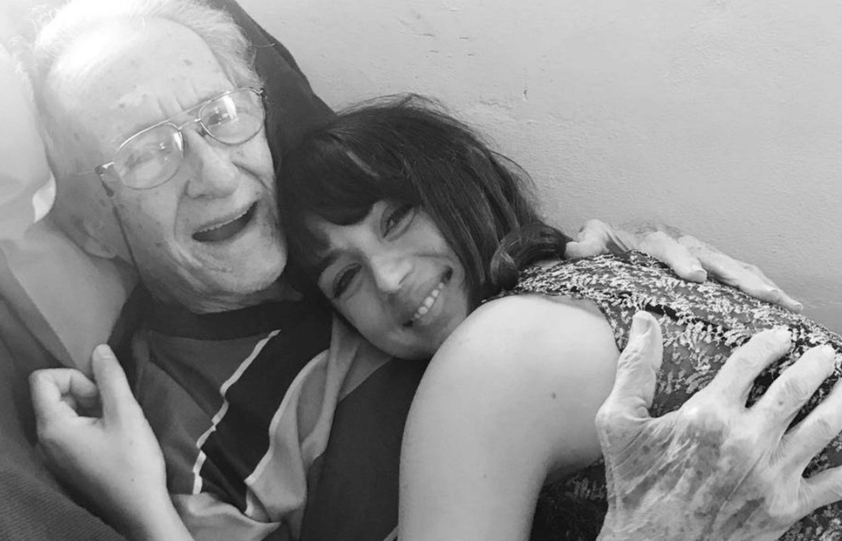 Ana de Armas con su abuelo. (Foto: Instagram)