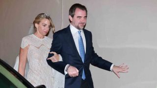 El príncipe Nicolás con su esposa. (Foto: Gtres)