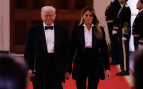 Donald y Melania Trump en la cena de gobernadores. (Foto:Gtres)