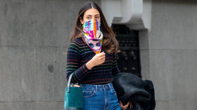 Sassa de Osma paseando por Madrid. (Foto: Gtres)