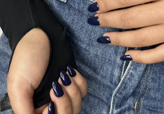 uñas, elegantes, mujeres