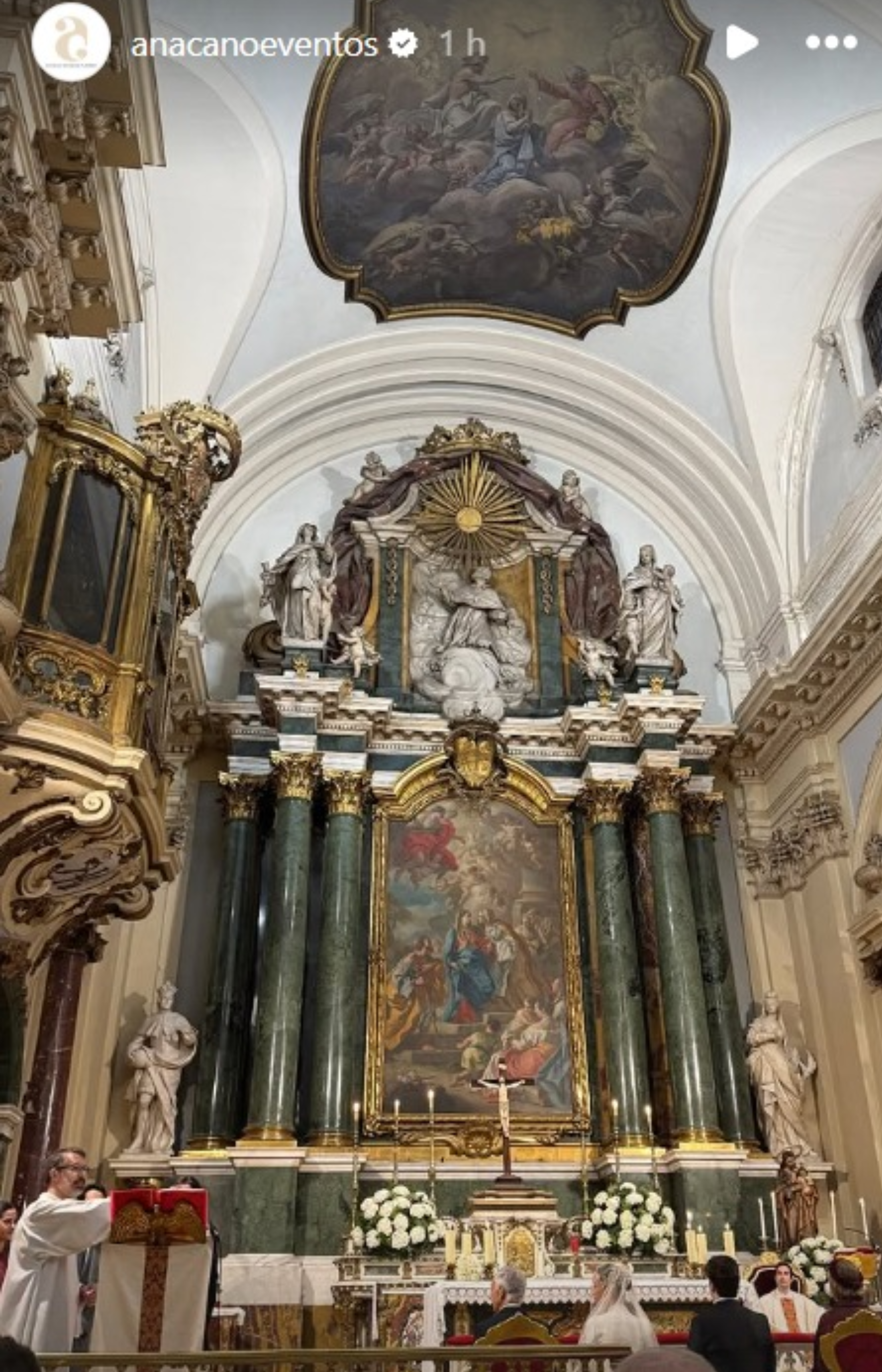 El enlace de Ignacio Ruiz-Gallardón y Nerea Zabala. (Foto:Instagram)