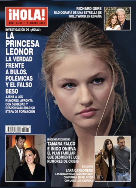 La revista ¡Hola! publicó la relación entre Sara Carbonero y José Luis Cabrera.
