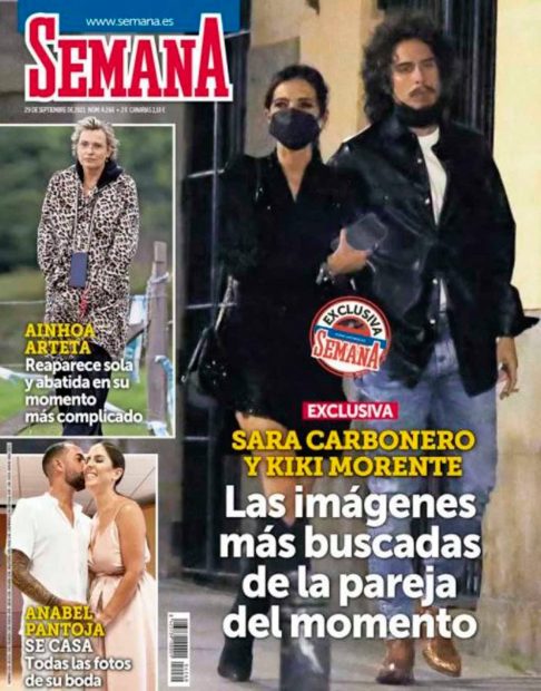 La revista Semana publicó en exclusiva la relación entre Sara Carbonero y Kiki Morente.