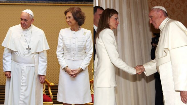 Papa Francisco, Reina Sofía, Reina Letizia