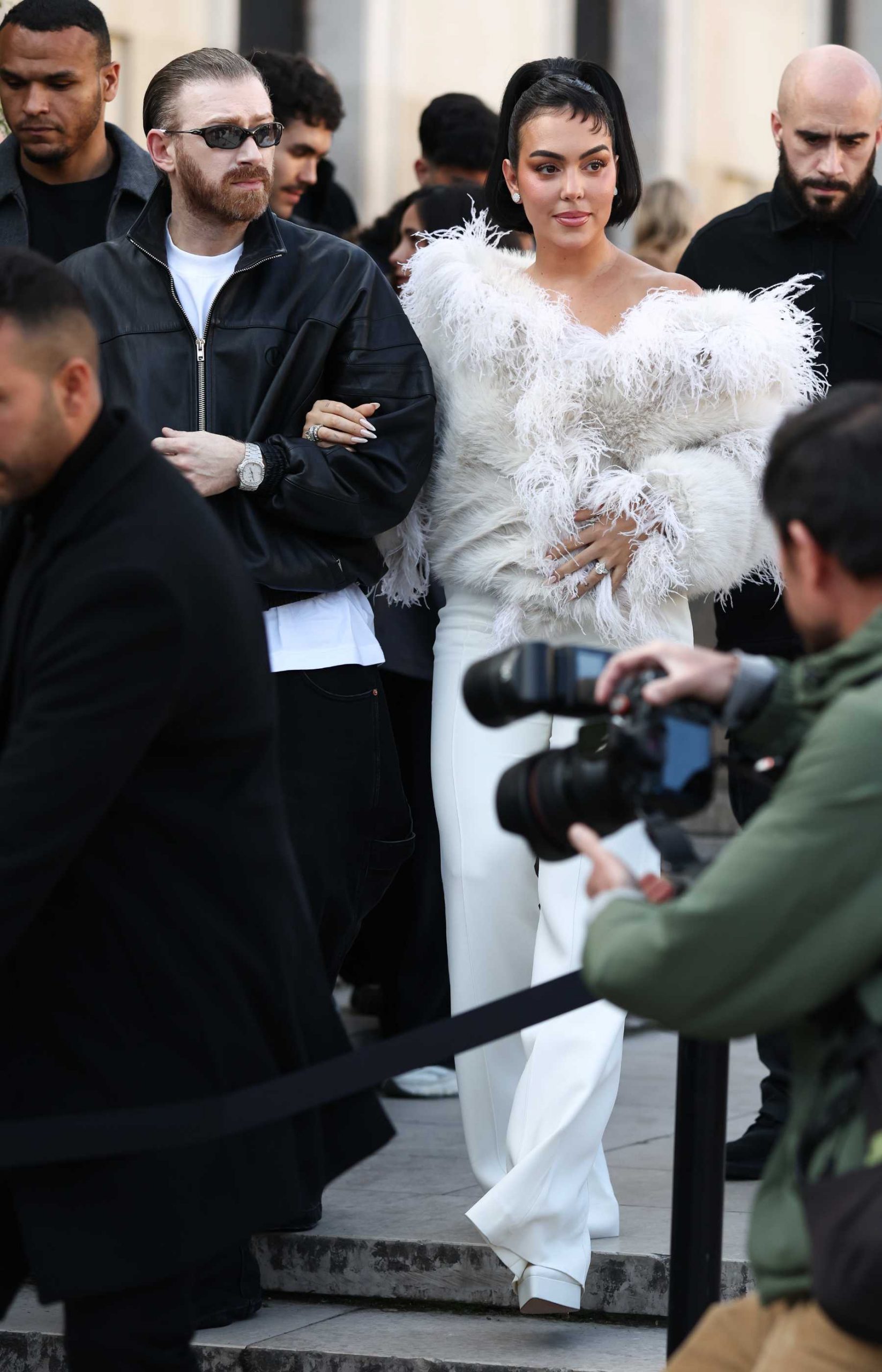 Georgina Rodríguez en la Semana de la Moda de París. (Foto:Gtres)