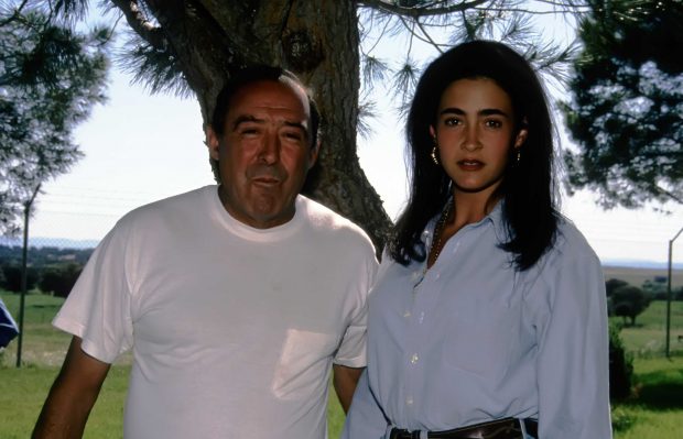 Vicky Martín Berrocal y su padre. (Foto:Gtres)