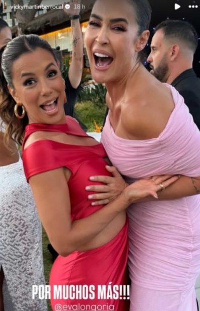 Eva Longoria y Vicky Martín Berrocal. (Foto:Instagram)